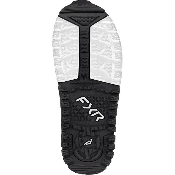 Bottes de Motoneige X-Plore FXR noir et blanc de dessous