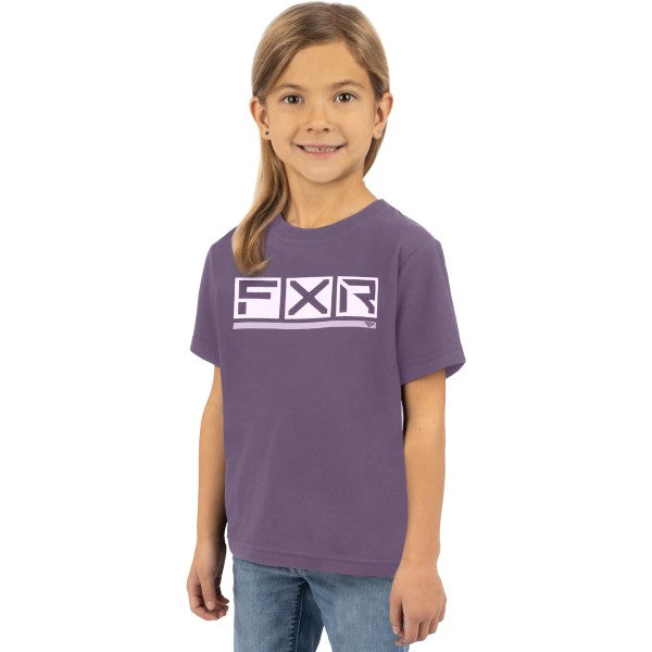 T-Shirt Podium pour Enfant Mauve Devant