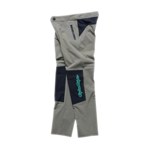 Pantalon de Vélo Skyline Trail Mono Junior/troylee/gris vert de profil