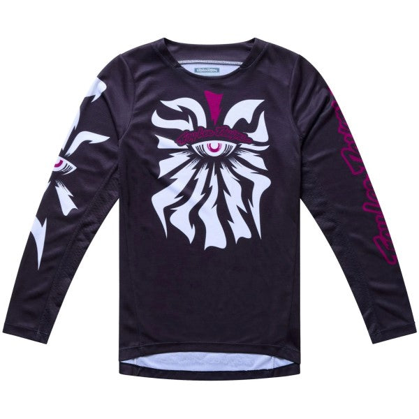 Chandail de Motocross GP Pro LS Cyclops Junior Noir/Mauve de face