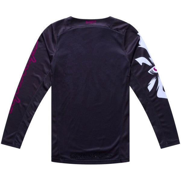 Chandail de Motocross GP Pro LS Cyclops Junior Noir/Mauve de dos