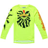 Chandail de Motocross GP Pro LS Cyclops Junior Haute-Visibilité/Noir de face