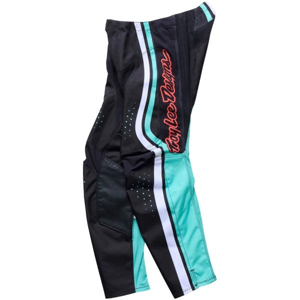 Pantalon de Motocross GP Pro Roller Junior Noir/Bleu incliné de droite