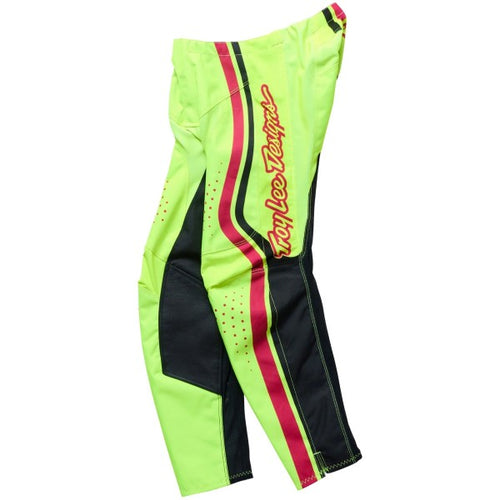 Pantalon de Motocross GP Pro Roller Junior Jaune/Rouge incliné de droite