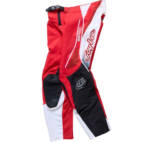 SE Pro Salvo : Pantalon motocross conçu pour une conduite précise et confortable Rouge/Blanc
