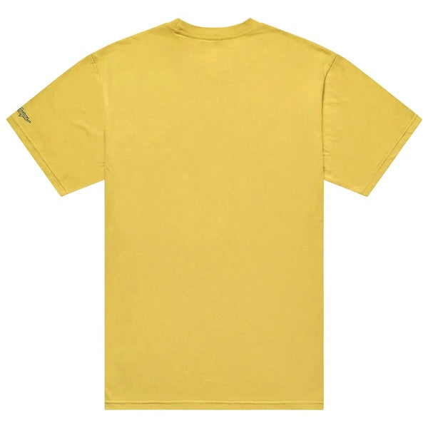 T-Shirt Badge Junior Jaune de dos