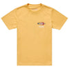 T-Shirt Feathers Junior Jaune de face
