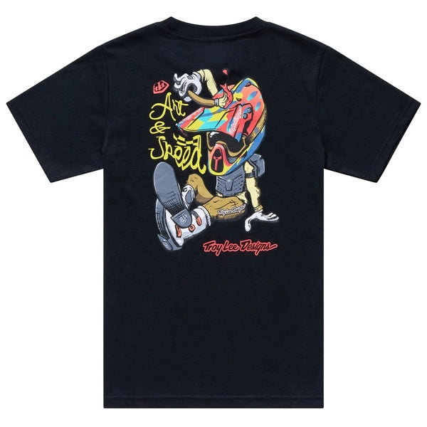 T-Shirt Heritage Junior Noir de dos
