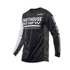 Chandail de Motocross Grindhouse Hudson Junior/Fasthouse/ noir et blanc de face