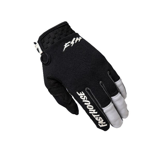 Gants de Motocross Speed Style Hudson  Junior/Fasthouse/noir et blanc /gauche