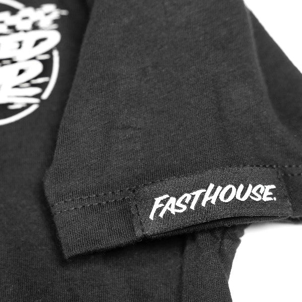 T-Shirt Burner Junior/Fasthouse noir/manche gauche