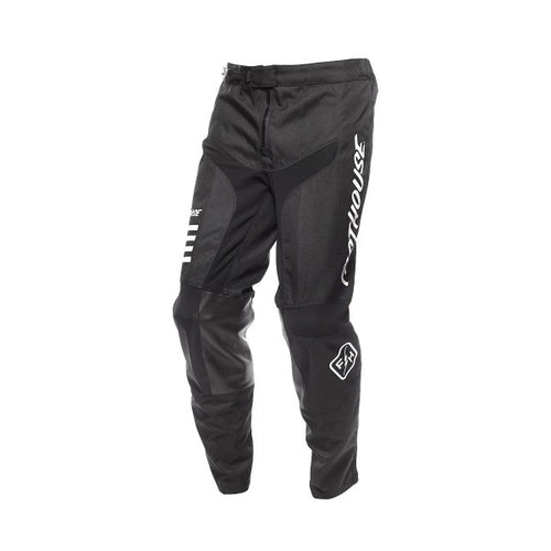 Pantalon de Motocross Carbon Eternal Junior Noir, de face