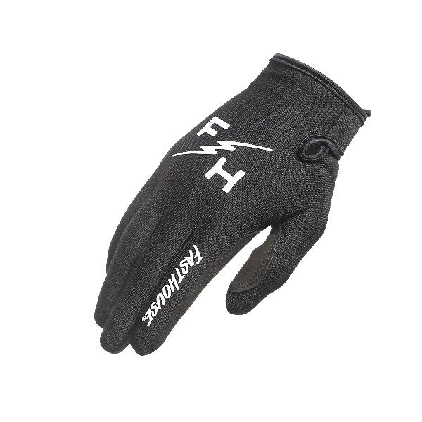 Gants de Motocross Carbon Eternal Junior/Fasthouse/noir /droite