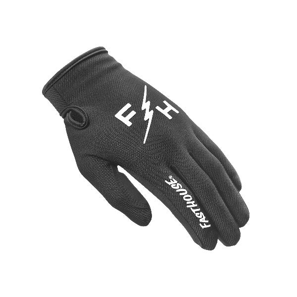 Gants de Motocross Carbon Eternal Junior/Fasthouse/noir /gauche