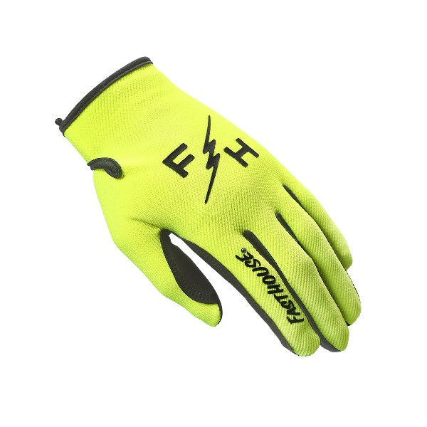 Gants de Motocross Carbon Eternal Junior/Fasthouse/haute visibilité /gauche