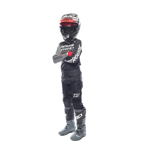 Pantalon de Motocross Carbon Method Junior Noir