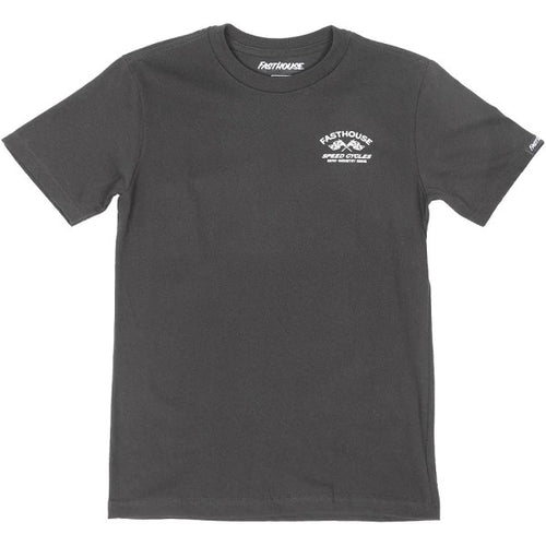 T-Shirt Crown Junior Noir/Blanc de face