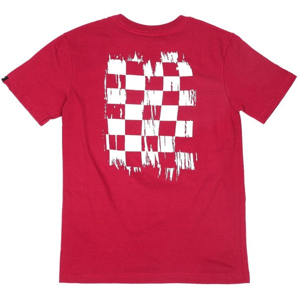 T-Shirt Fray Junior Rouge/Blanc de dos