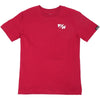 T-Shirt Fray Junior Rouge/Blanc de face