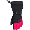Gants de Motoneige Helix Race Junior Noir/Rose côté jointures