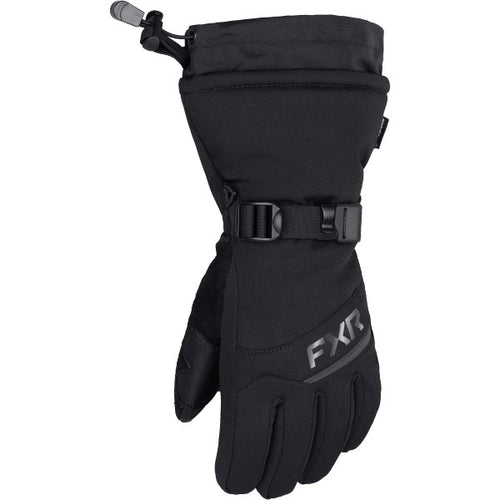 Gants de Motoneige Helix Race Junior Noir/Gris côté jointures