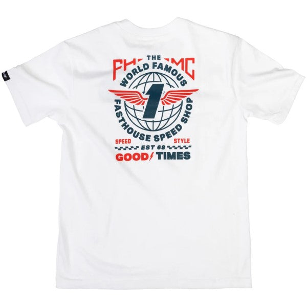 T-Shirt Renown Junior Bleu/Blanc/Rouge de dos