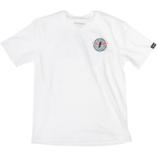 T-Shirt Renown Junior Bleu/Blanc/Rouge de face