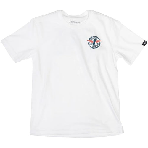 T-Shirt Renown Junior Bleu/Blanc/Rouge de face