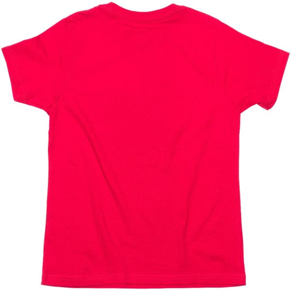 T-Shirt Satisfaction Junior Rouge/Blanc de dos