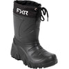Bottes d'Hiver Svalbard Enfant Noir incliné de face