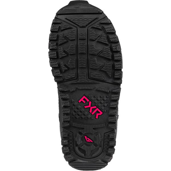 Bottes d'Hiver Boost Junior Rose/Noir de dessous