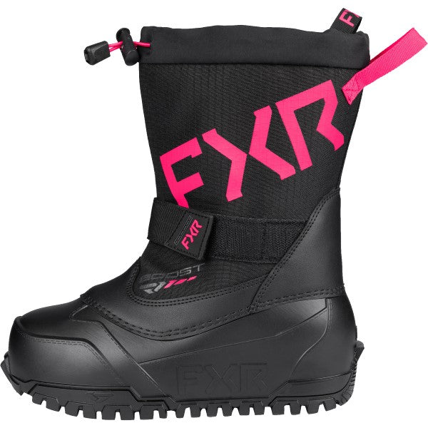 Bottes d'Hiver Boost Junior Rose/Noir de droite