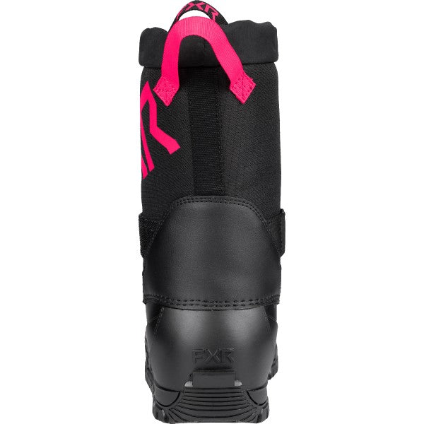 Bottes d'Hiver Boost Junior Rose/Noir de dos