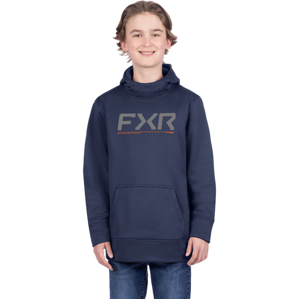 Coton Ouaté Hydrogen Tech Junior Bleu, de face