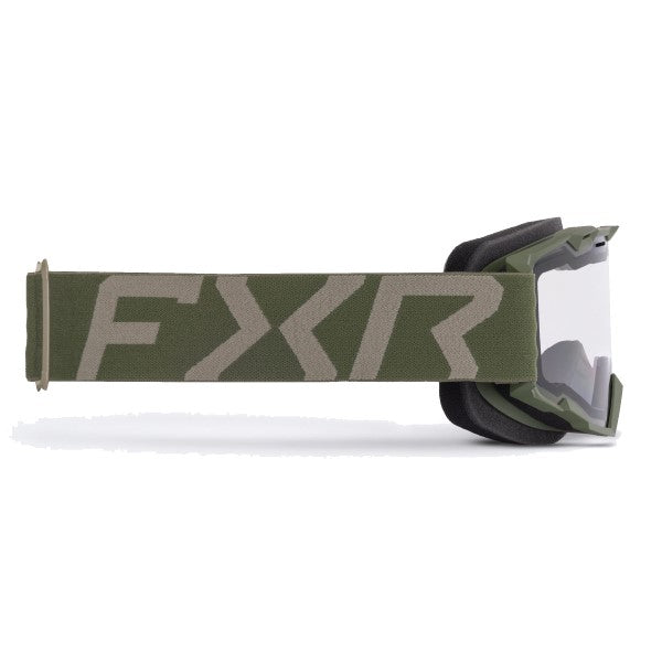 Lunettes de Motoneige Maverick Junior Vert de gauche