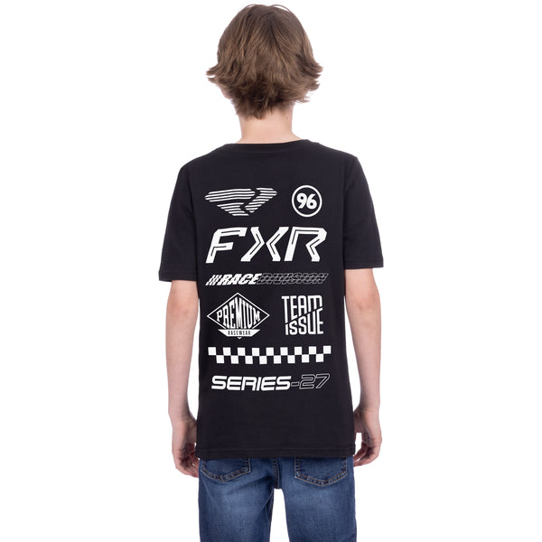 T-Shirt Pedigree Premium Junior Noir, de dos