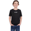 T-Shirt Pedigree Premium Junior Noir, de face