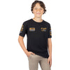 T-Shirt Race Division Premium Junior Noir, de face