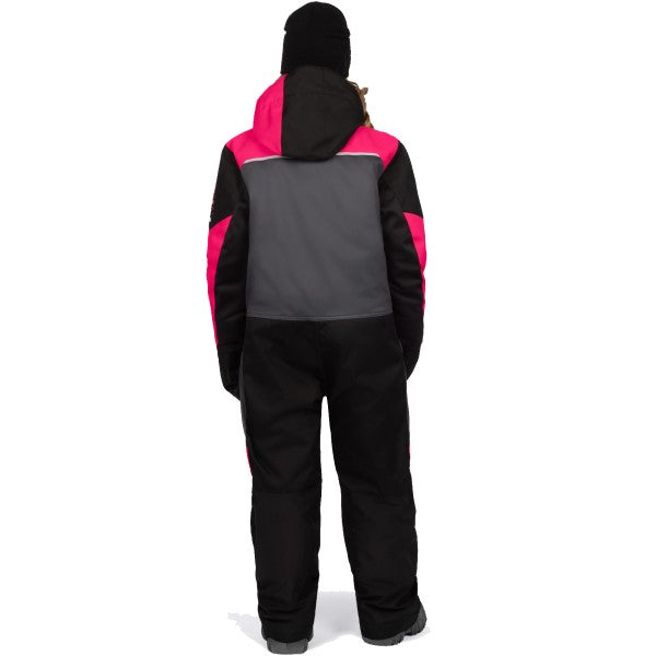 Ensemble de Motoneige Revo Junior Gris/Rose de dos