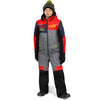 Ensemble de Motoneige Revo Junior Gris/Bleu/Orange de face