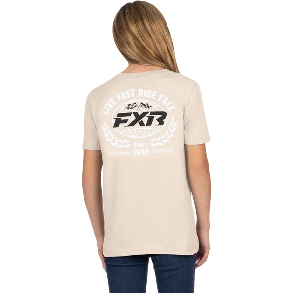 T-Shirt Worldwide Premium Junior Sable, de dos