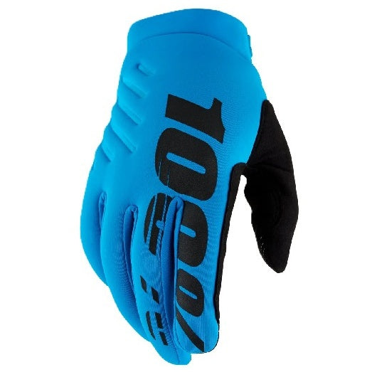 Gants de Motocross Brisker Bleu