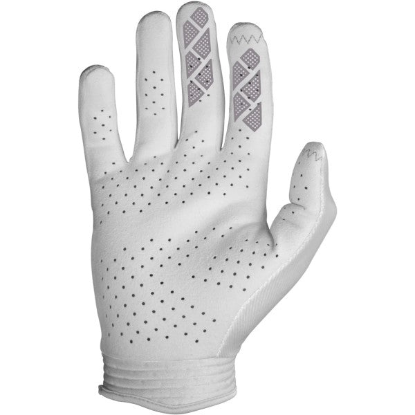Gants de Motocross Zero Contour Blanc intérieur