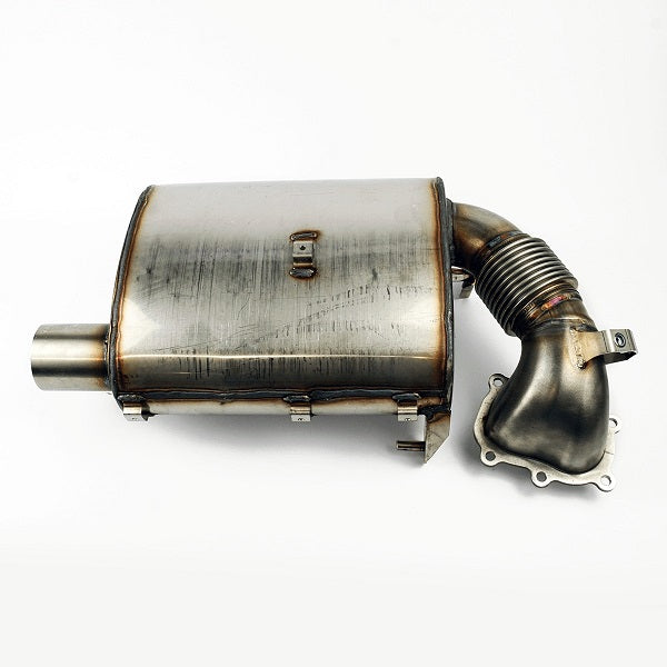 Échappement Quiet 2.5" en Acier Inoxydable
