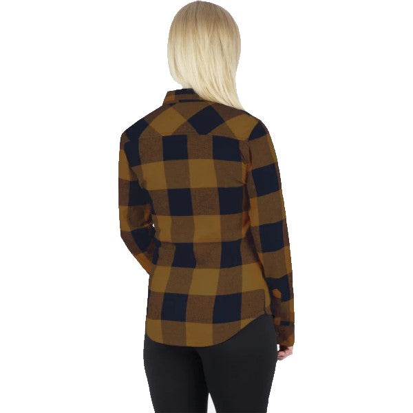 Chemise Flanelle Timber Femme Brun Dos