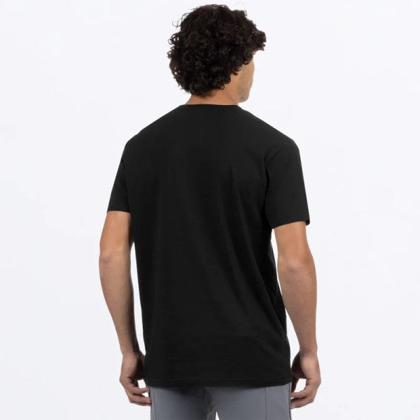 T-Shirt Emblem Premium noir, de dos