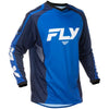 Chandail de Motocross F-16/fly/bleu, de face