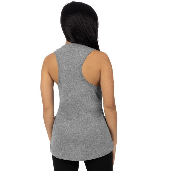 Camisole Moto Premium pour Femmes Gris Dos