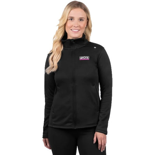 Manteau Elevation Tech Zip-Up Femme Noir