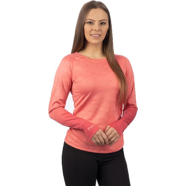 Chandail Inhale Active Femme Corail